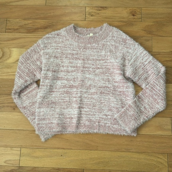 Tucker + Tate Other - Tucker+Tate | fuzzy Crewneck sweater | rose pink | size 10/12